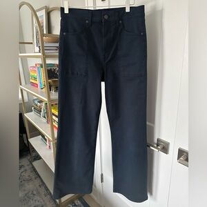 Veronica Beard Crosbie Slim Wide-Leg Pant